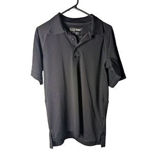 5.11 Tactical‎ Series Polo Shirt Men's Small Black Short Sleeve Golf Military